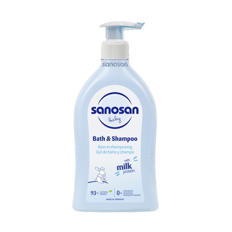 Spumant si sampon Baby, 400 ml, Sanosan 400 imagine noua