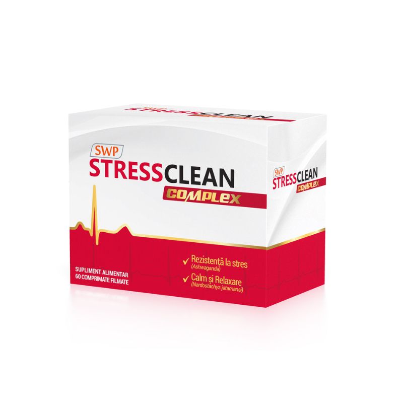 Sun Wave Pharma Stressclean Complex, 60 comprimate Neuro 2023-10-03