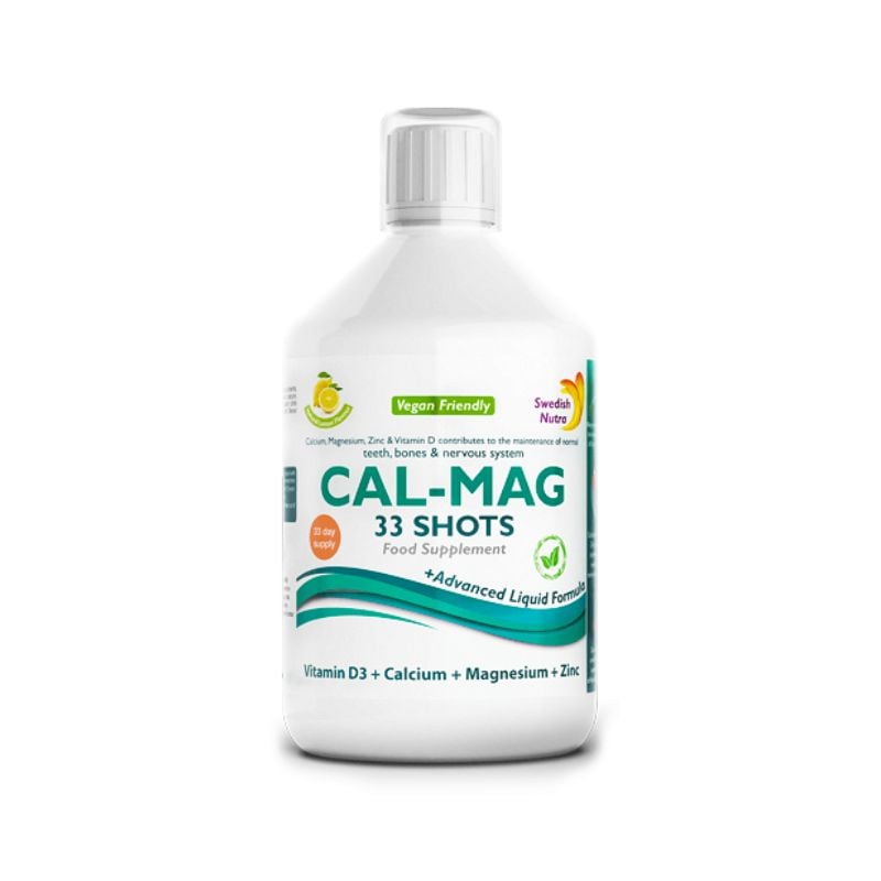 Calciu+Magneziu+Zinc+Vitamina D3+VitaminaC, 500 ml, Swedish Nutra 500 imagine noua