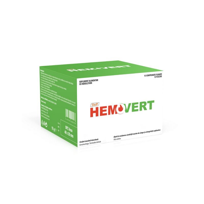 Hemovert, 15 Plicuri + 15 Comprimate Filmate, Sun Wave Pharma