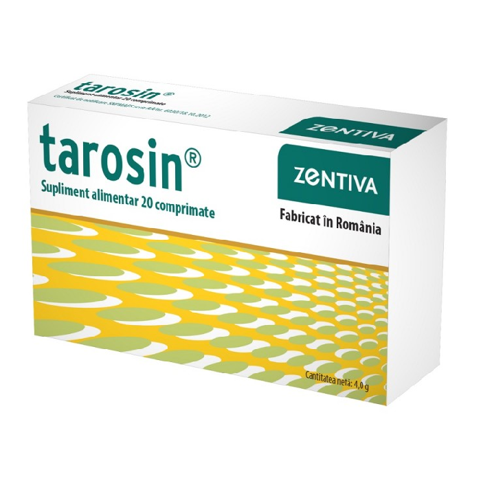 Tarosin, 20 comprimate, vase de sange rezistente
