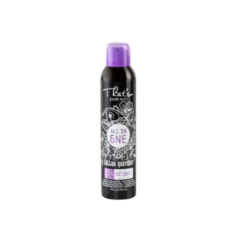 Spray protectie, Tattoo Guardian All In One SPF 20/30/50+, 175ml, That So La Reducere 175ml