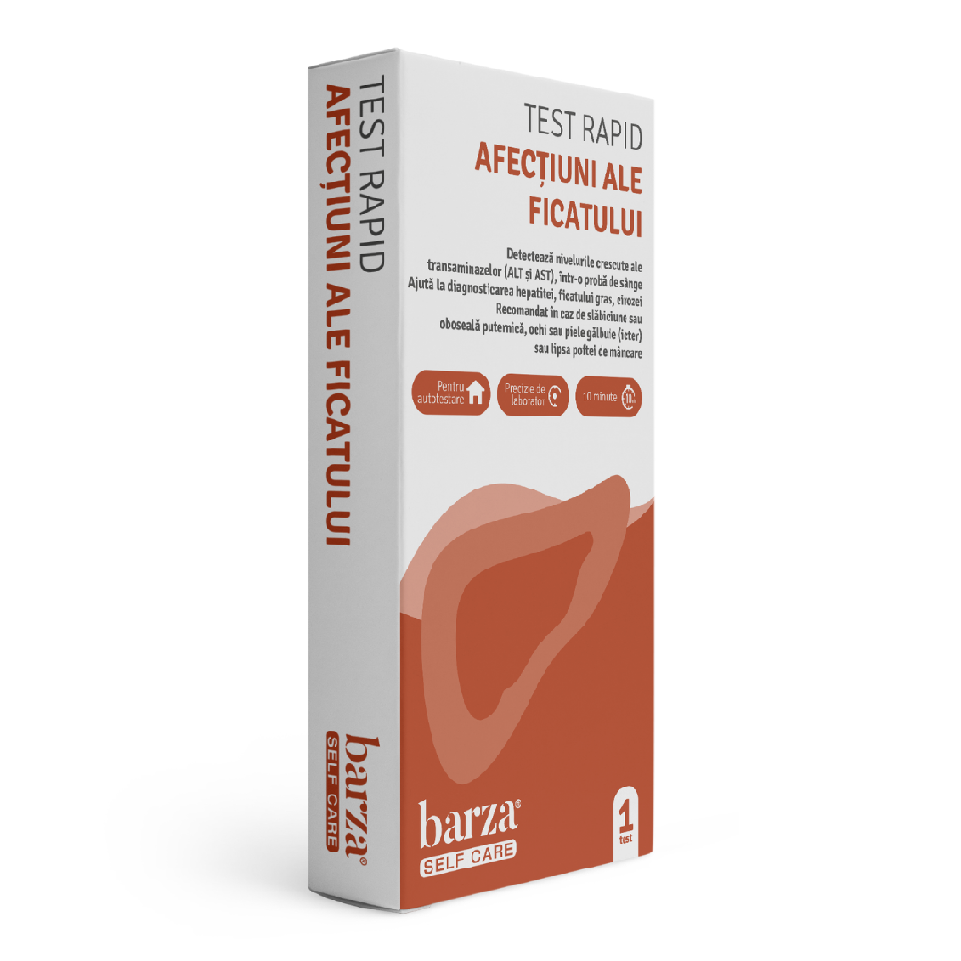 Test rapid afectiuni ale ficatului Self Care, 1 bucata, Barza