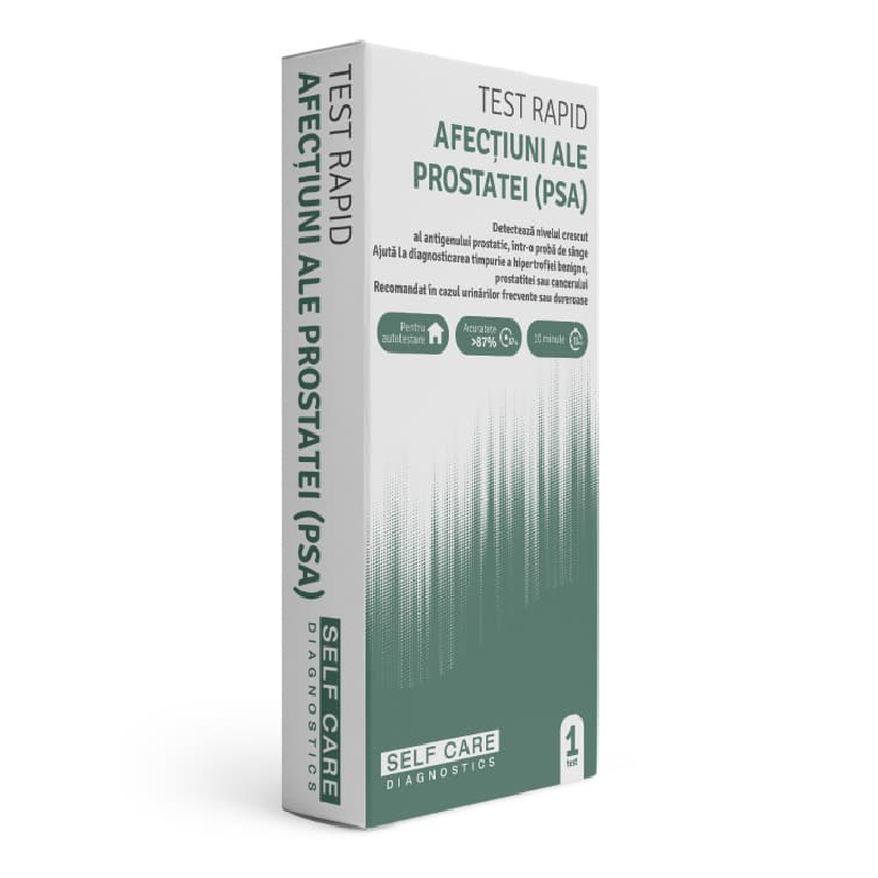 Test rapid afectiuni ale prostatei (PSA), 1 bucata, Self Care