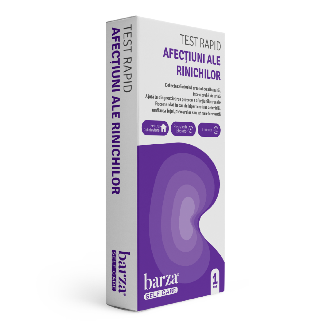 Test rapid afectiuni ale rinichilor Self Care, 1 bucata, Barza