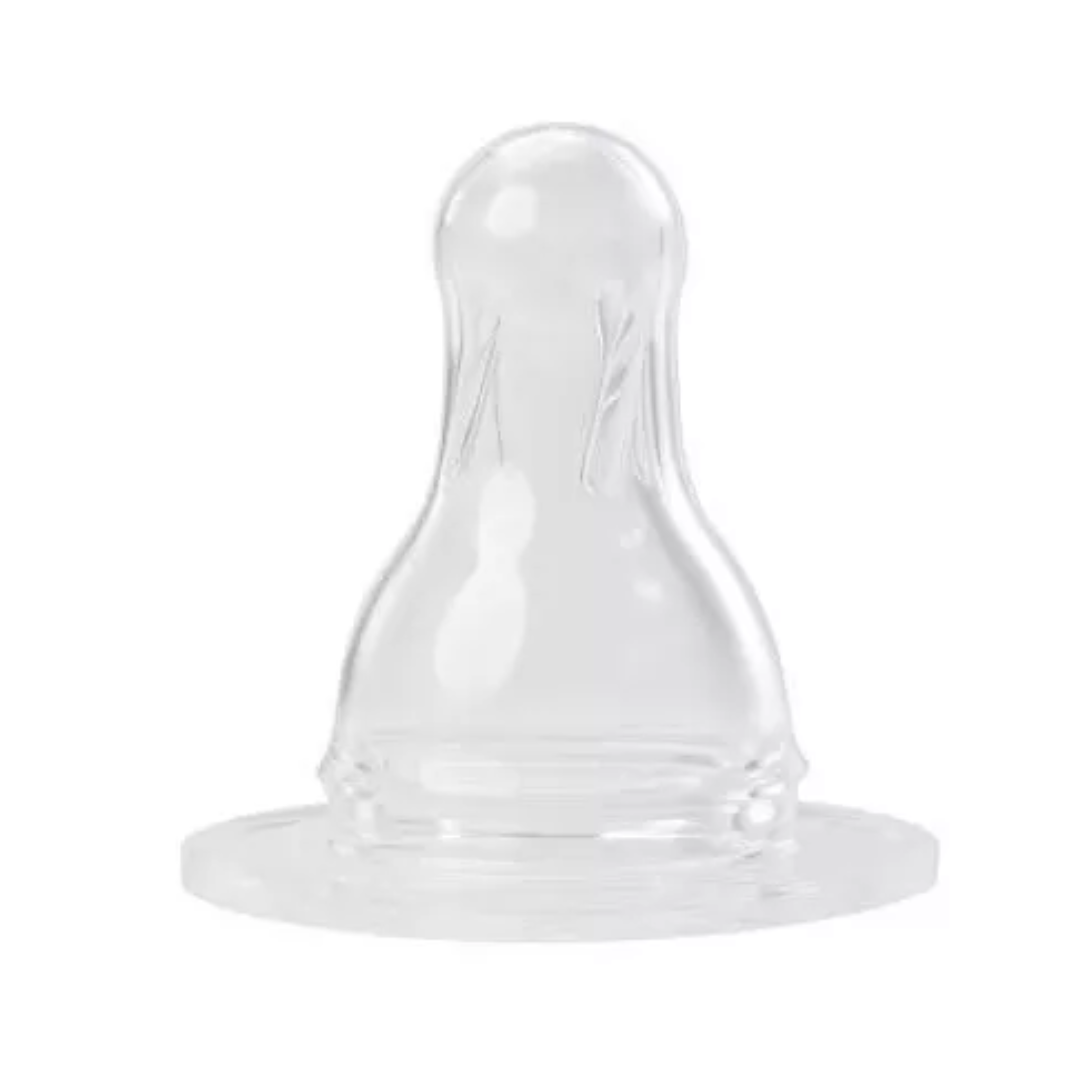 BabyN17302 Tetina silicon rotunda lapte, 2/bl