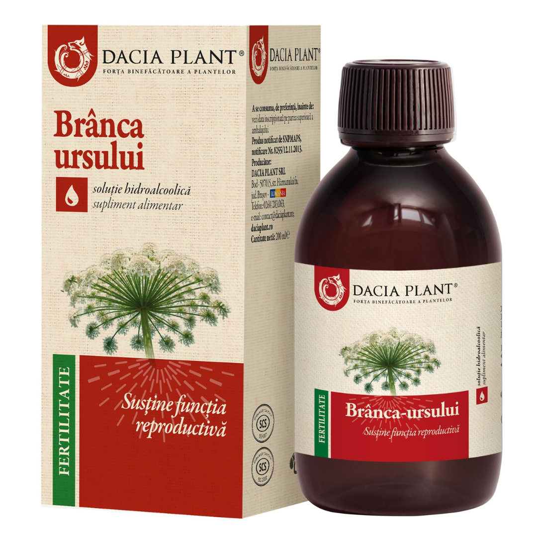 Tinctura Branca Ursului, 200ml, Dacia Plant