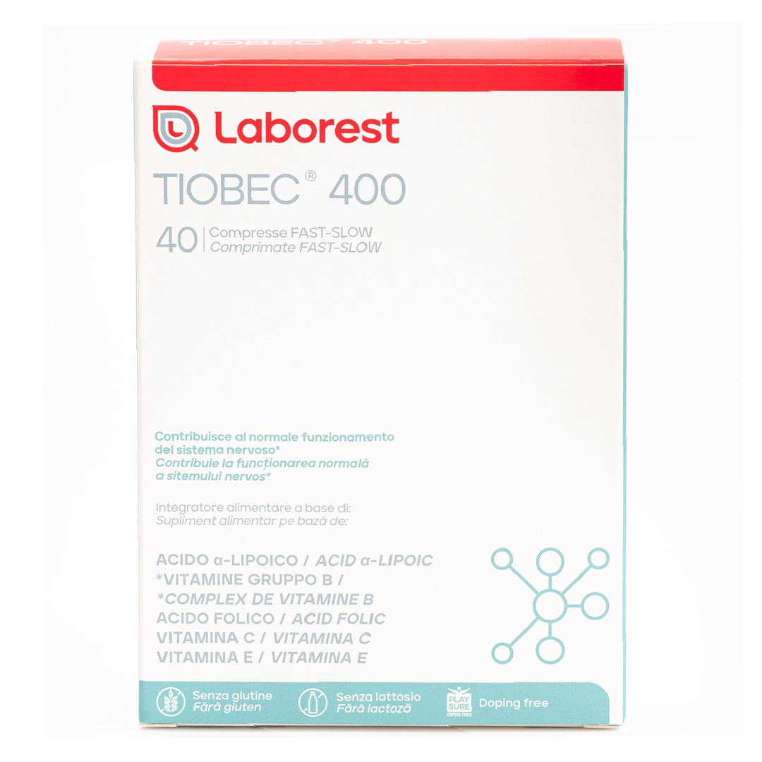 Tiobec 400, 40 comprimate, Laborest Italia