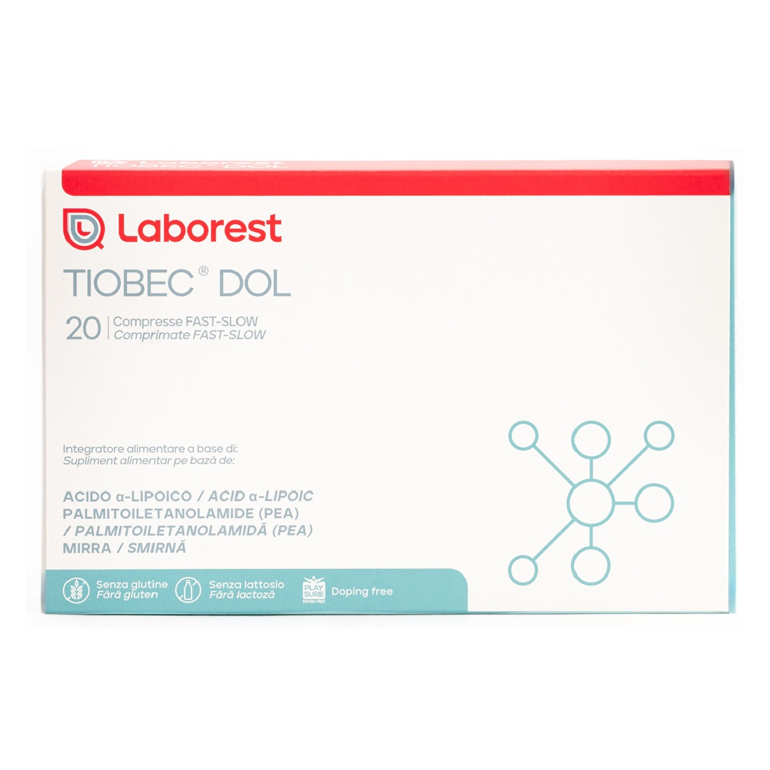 Tiobec Dol, 20 comprimate filmate, Laborest Italia