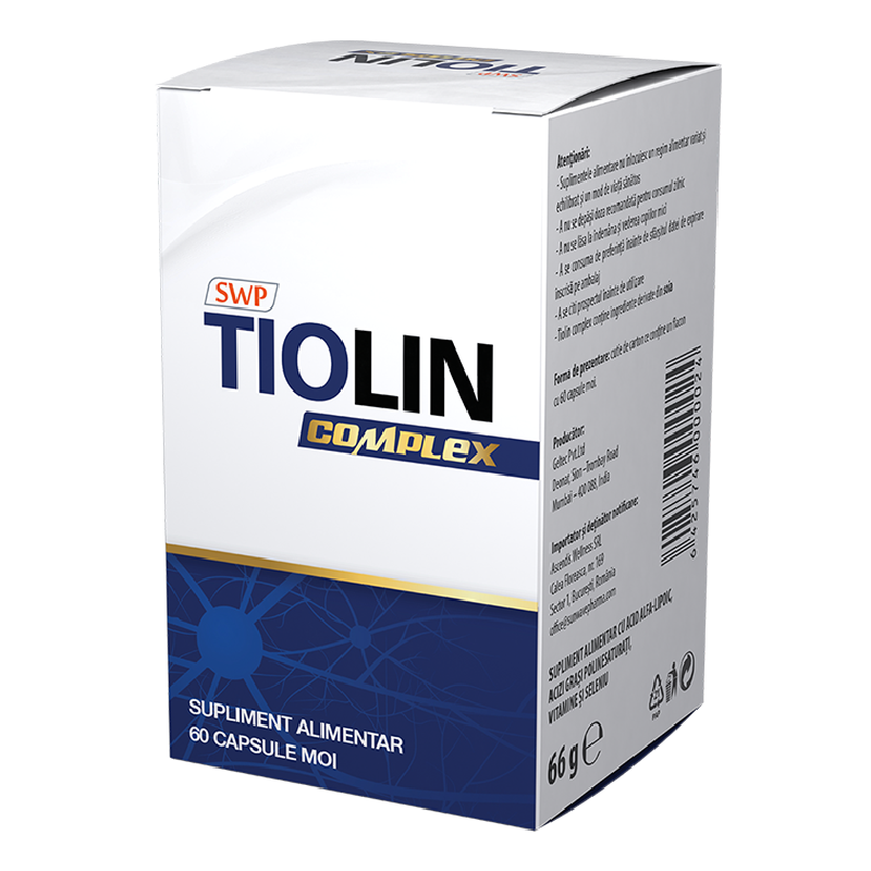 Tiolin Complex sistem nervos, 60 capsule, Sun Wave Pharma