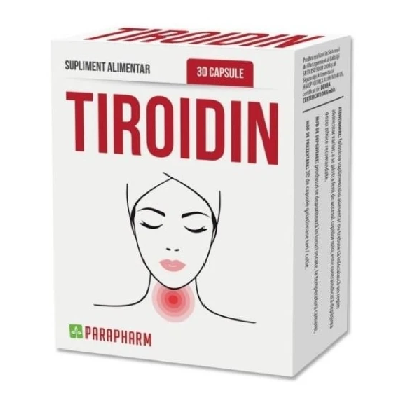 Tiroidin, 30 capsule, Parapharm