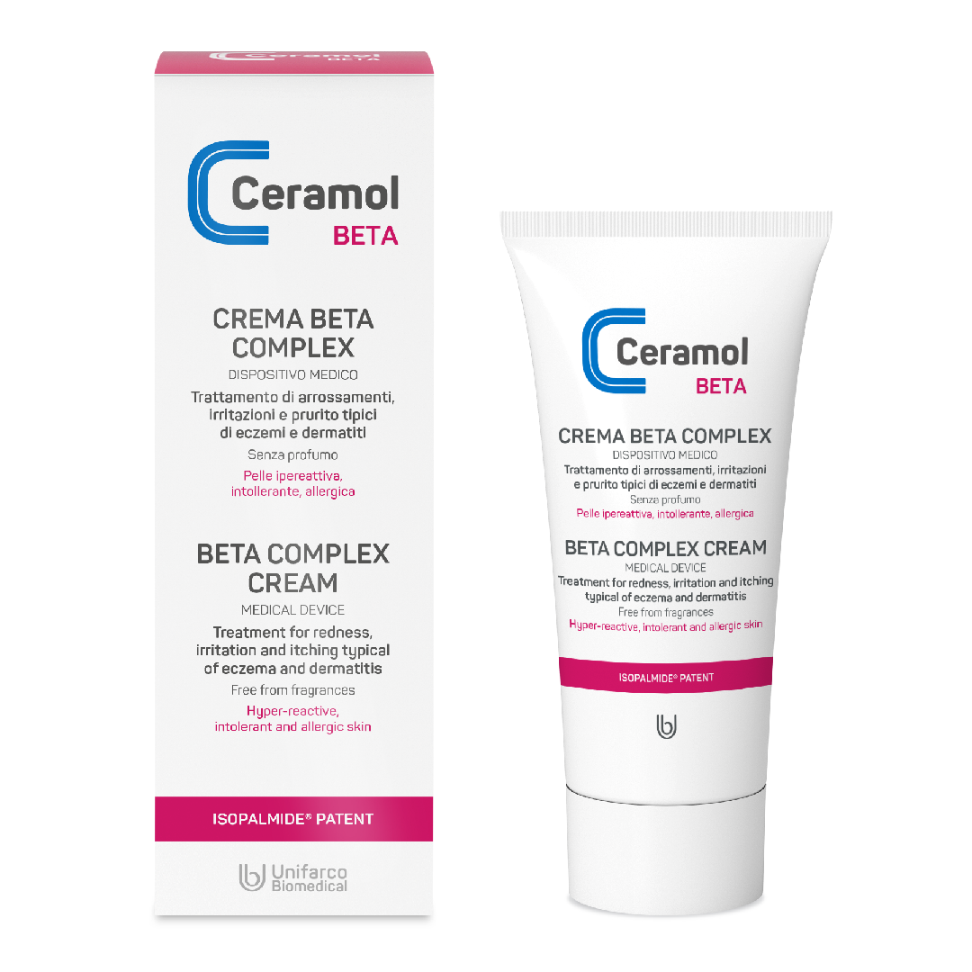Crema tratament eczeme, dermatite si roseata pielii, 50 ml, Ceramol 