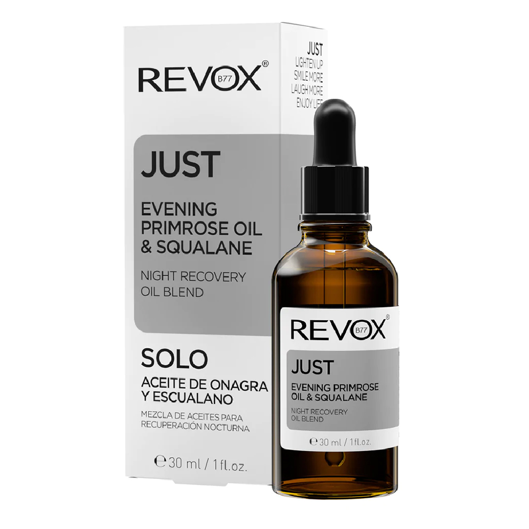 Revox Just Ulei de Primula si Squalane de fata pentru noapte, 30ml