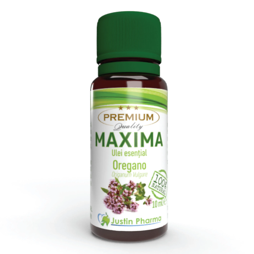 Ulei esential de oregano, uz extern, 10 ml, Justin Pharma