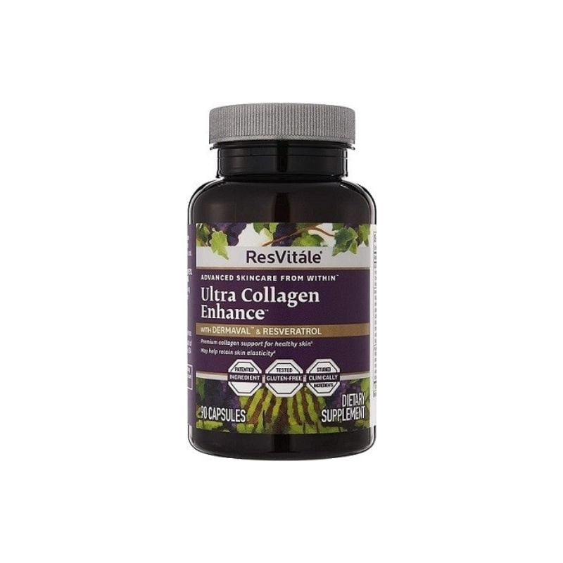 Ultra Collagen Enhance ResVitale, 90 capsule, GNC