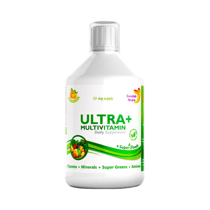 Multivitamine Lichide Ultra+ Detox, 500 ml, Swedish Nutra 500 imagine noua