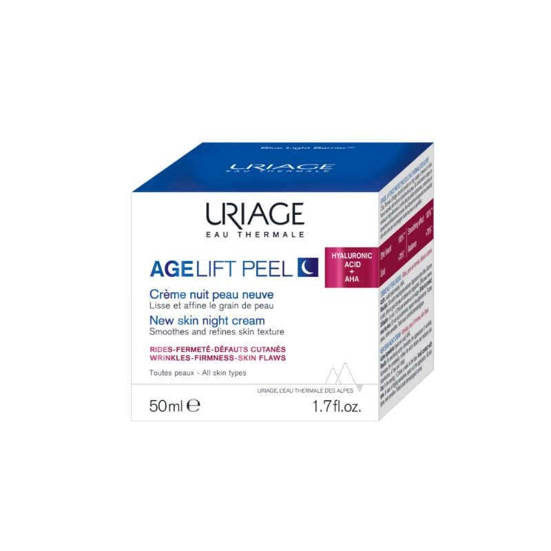 Crema De Noapte Cu Efect Peeling, Age Lift, 50 Ml, Uriage