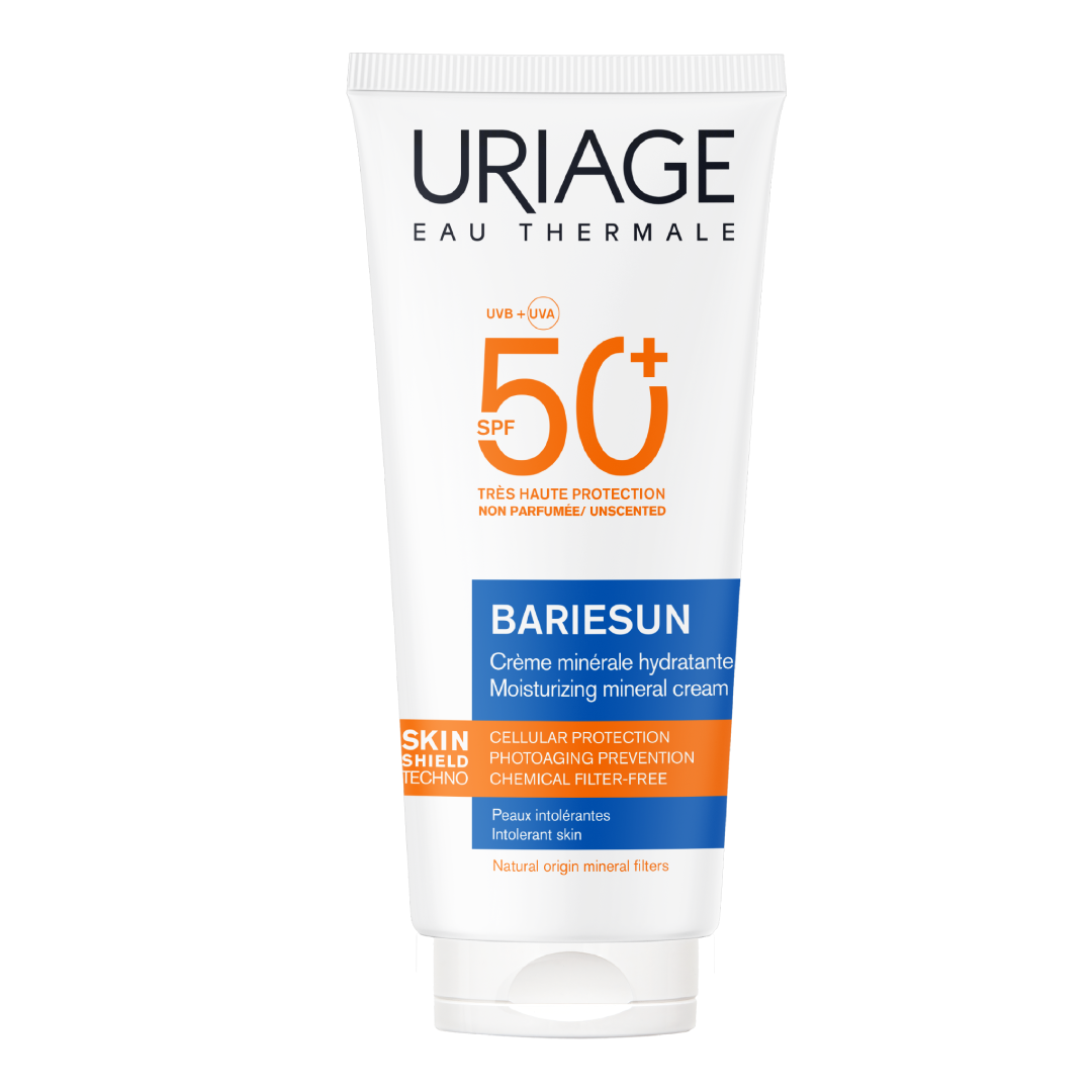 Crema minerala de protectie solara SPF50+ Bariesun, 100 ml, Uriage