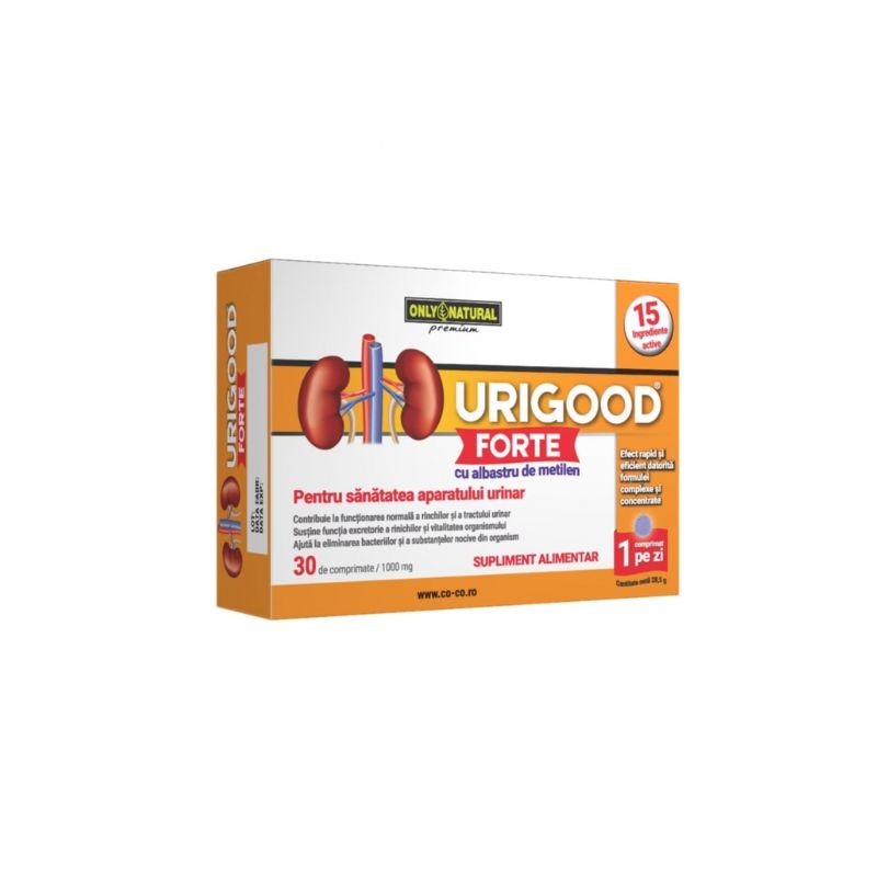 Urigood Forte, 30 Comprimate, Only Natural
