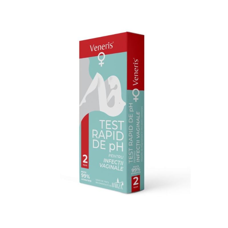 Test rapid de PH pentru infectii vaginale, 2 teste, Veneris Dispozitive Medicale 2023-10-02