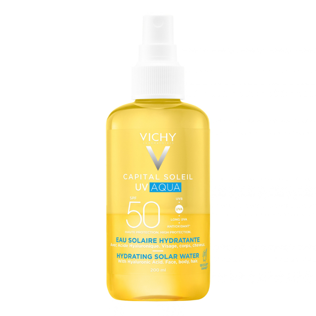 Apa de protectie solara SPF50+ Capital Soleil, 200ml, Vichy
