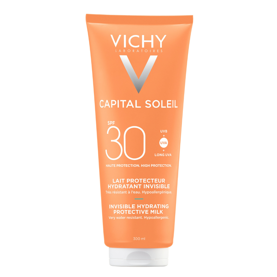 Lotiune hidratanta pentru protectie solara SPF 30 Capital Soleil, 300ml, Vichy