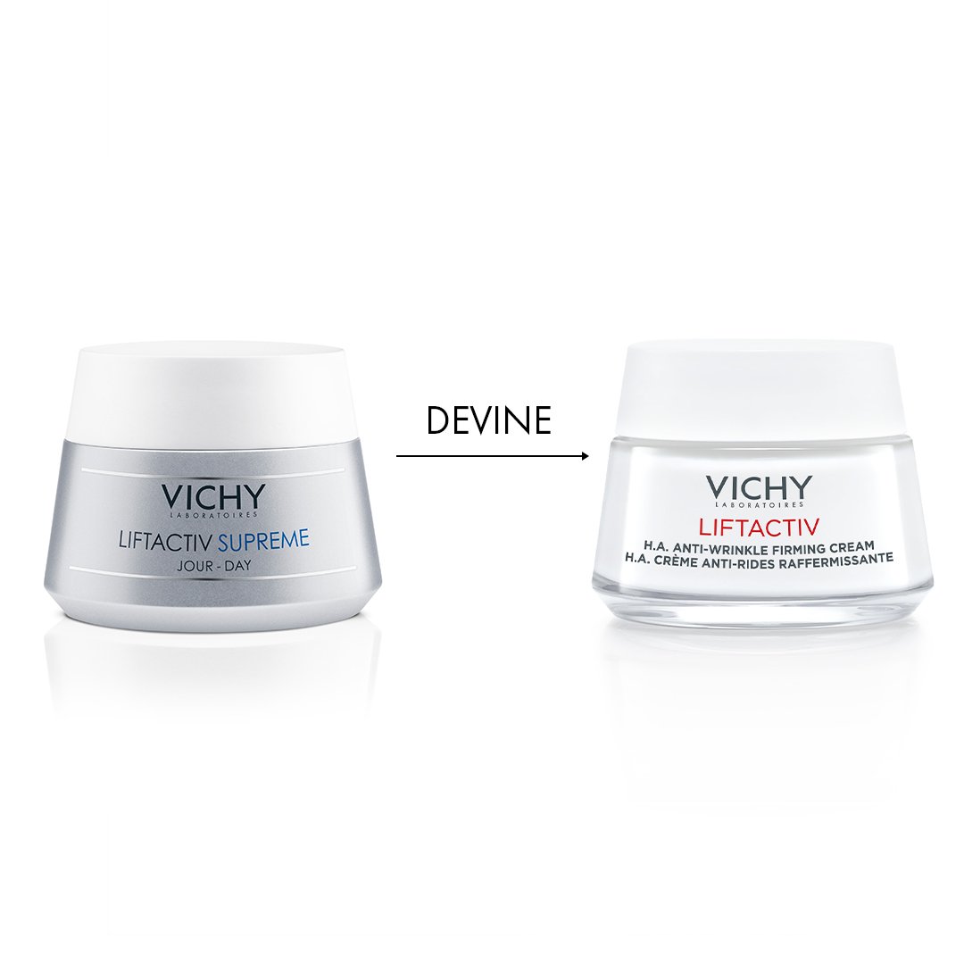 Crema de zi antirid si fermitate pentru ten uscat Liftactiv H.A, 50 ml, Vichy 