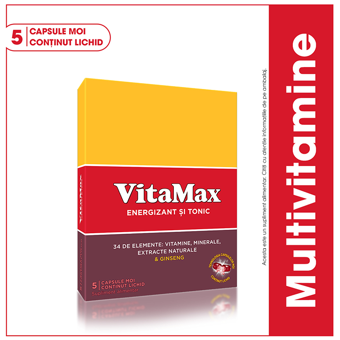 Vitamax, 5 capsule moi capsule imagine 2021