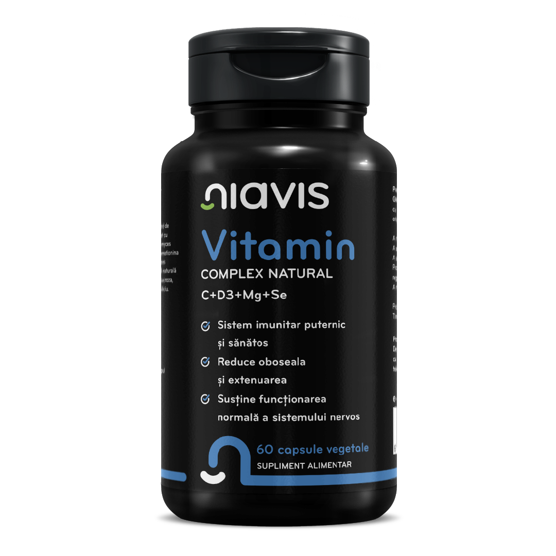 Vitamin Complex Natural, 60 capsule, Niavis