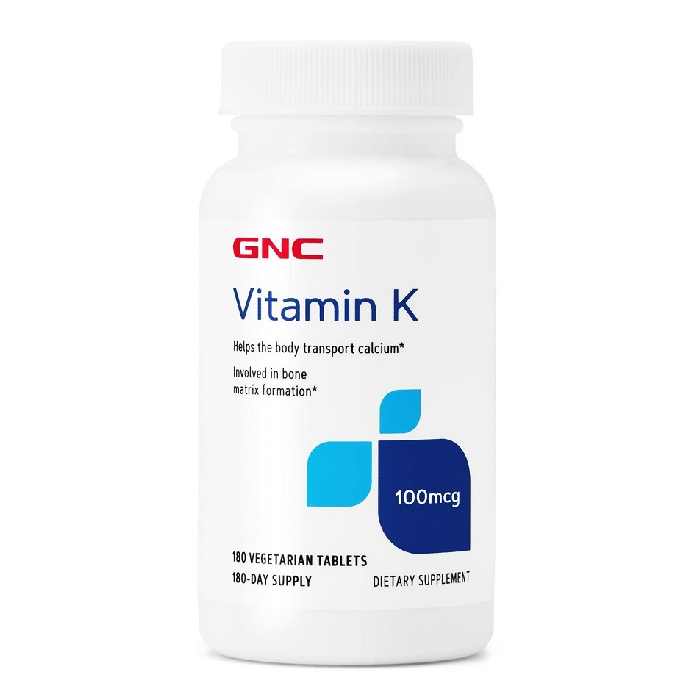 Vitamina K 100 mcg, 180 capsule, GNC