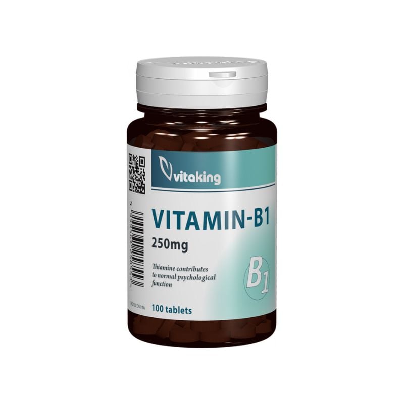 Vitamina B1 250mg, 100 comprimate, Vitaking
