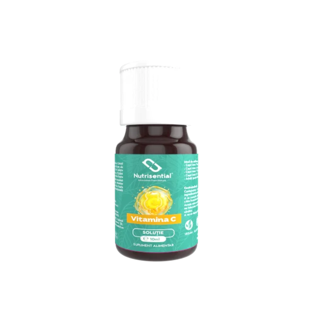 Vitamina C, Solutie Adulti Si Copii, 10ml, Nutrisential