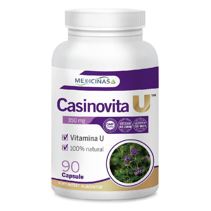 Vitamina U Casinovita U, 90 capsule, Medicinas