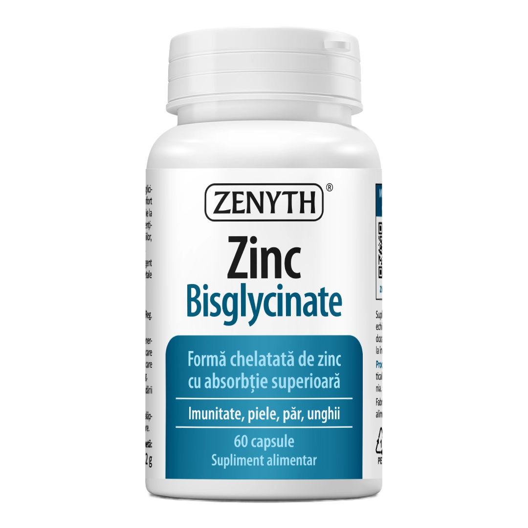 Zinc Bisglycinate, 60 capsule, Zenyth