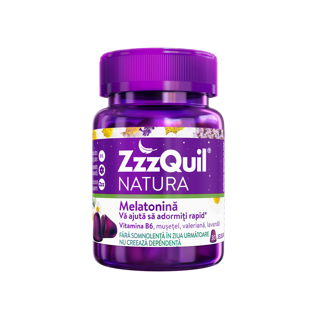 ZZZQuil Melatonin, 30 jeleuri jeleuri imagine noua
