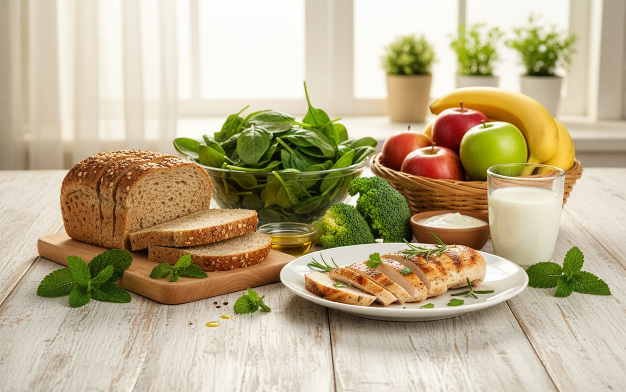 Consuma alimente intr-o dieta echilibrata