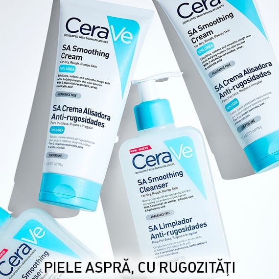 Cerave piele aspra, cu rugozitati