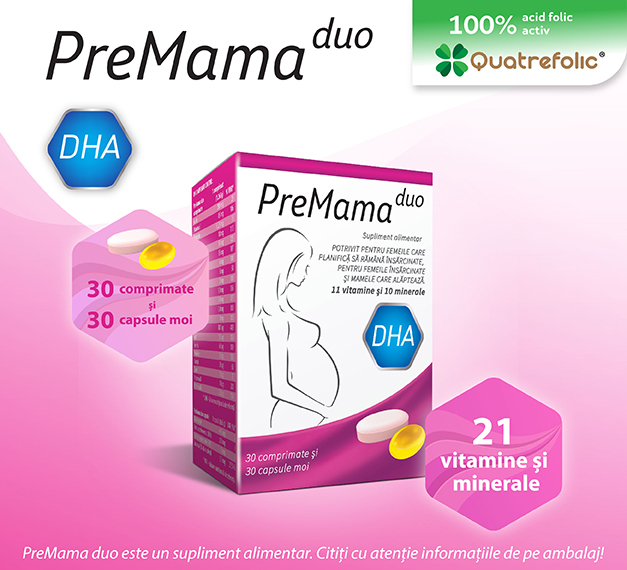 Premama Duo vitamine prenatale