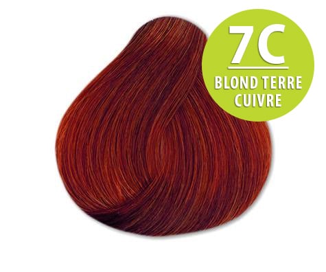 Color & Soin: vopsea de par blond terre cuivre 7C