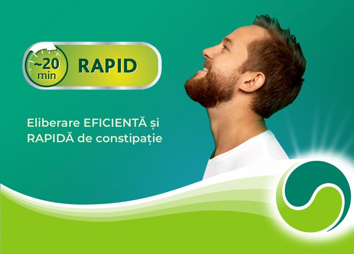Eliberare EFICIENTĂ și RAPIDĂ de constipație
