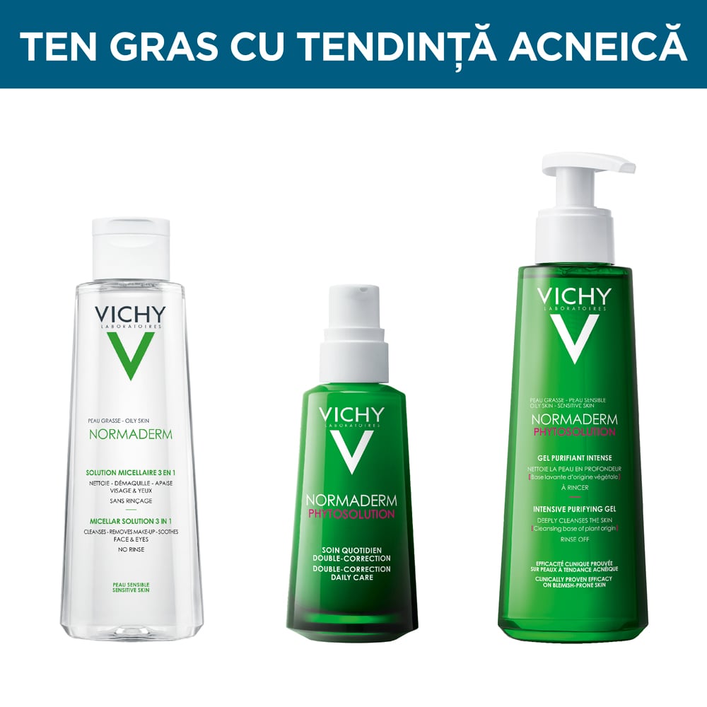 Vichy: ten gras cu tendinta acneica