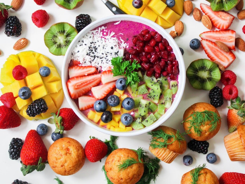 Healthy fruit bowl Healthy fruit bowl