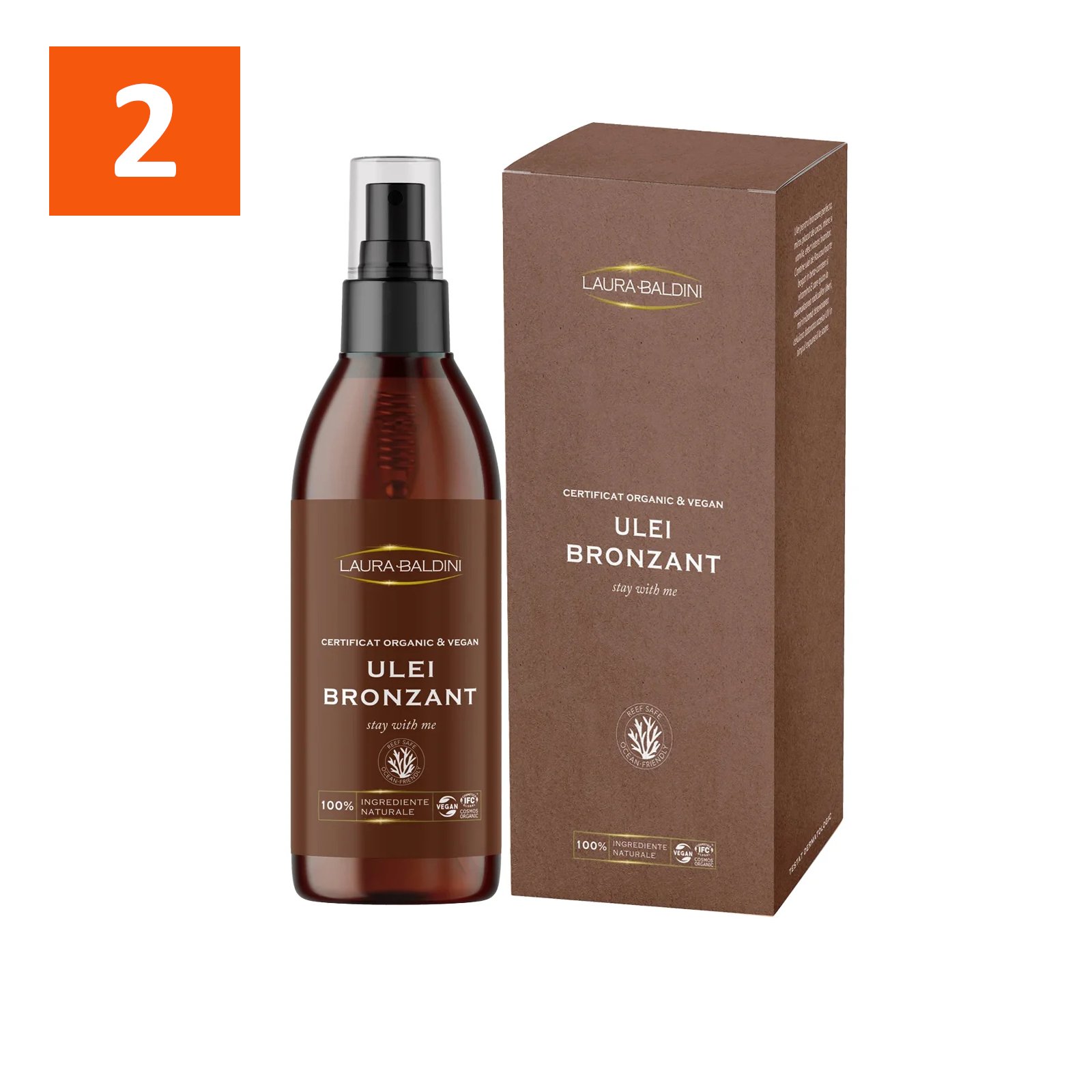 Ulei bronzant Stay With Me, 125ml, Laura Baldini