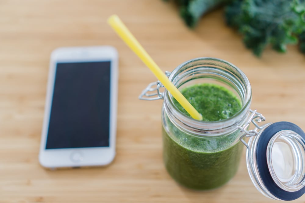 Smoothie cu spirulina